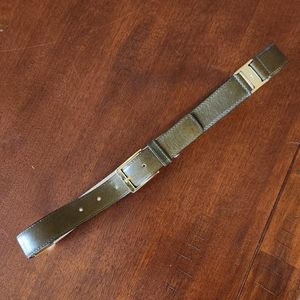 Vintage Yves Saint Laurent Green Waist Dress Belt